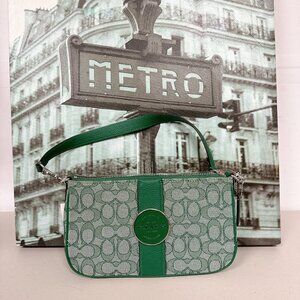 Coach C8306 Lonnie Baguette crossbody In Signature Jacquard